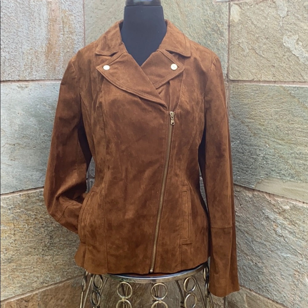 Isaac Mizrahi Live! Real Leather Jacket